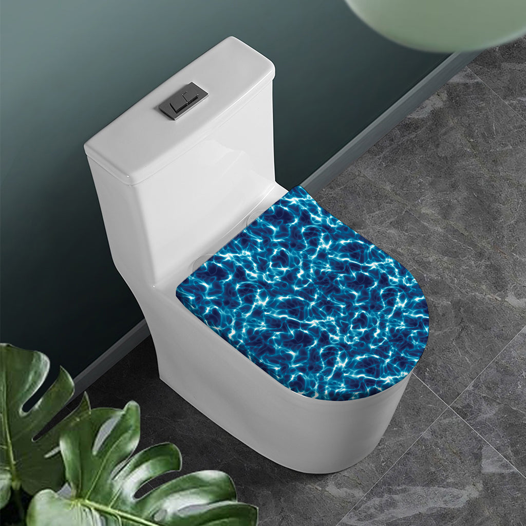 Plasma Energy Print Toilet Lid Cover