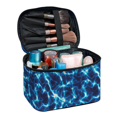 Plasma Energy Print Travel Makeup Bag