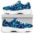 Plasma Energy Print White Chunky Shoes