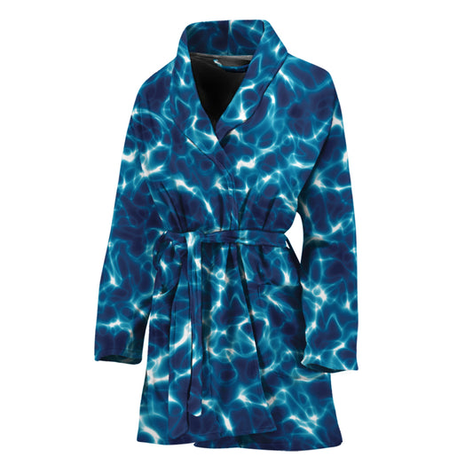 Plasma Energy Print Women's Bathrobe