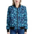 Plasma Energy Print Women's Bomber Jacket