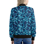 Plasma Energy Print Women's Bomber Jacket