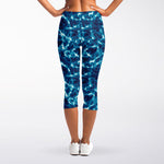 Plasma Energy Print Women's Capri Leggings