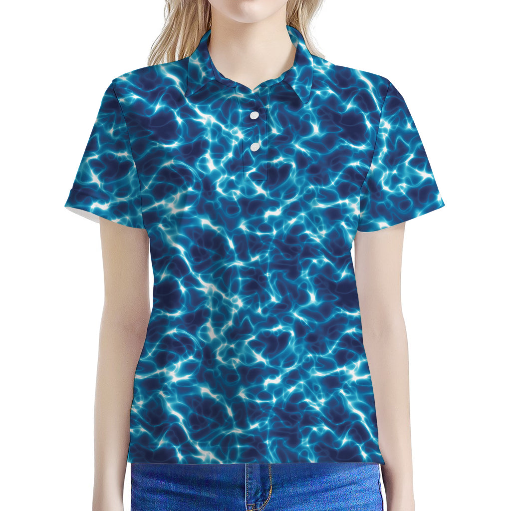 Plasma Energy Print Women's Polo Shirt