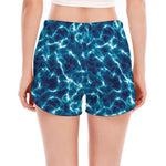 Plasma Energy Print Women's Split Running Shorts
