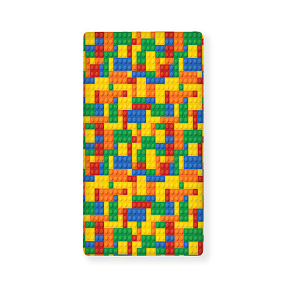 Plastic Building Blocks Pattern Print Baby Crib Sheet