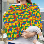 Plastic Building Blocks Pattern Print Baby Seat Cover