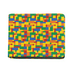 Plastic Building Blocks Pattern Print Bifold Wallet