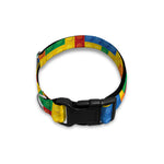 Plastic Building Blocks Pattern Print Dog Collar
