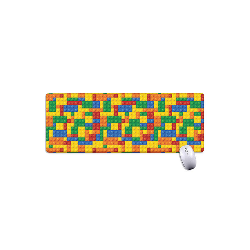 Plastic Building Blocks Pattern Print Extended Mouse Pad