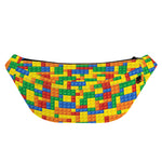 Plastic Building Blocks Pattern Print Fanny Pack