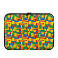 Plastic Building Blocks Pattern Print Laptop Sleeve