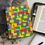 Plastic Building Blocks Pattern Print Leather Bible Cover