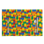 Plastic Building Blocks Pattern Print Placemat