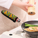 Plastic Building Blocks Pattern Print Skillet Handle Cover