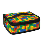 Plastic Building Blocks Pattern Print Small Lunch Bag