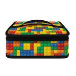 Plastic Building Blocks Pattern Print Small Lunch Bag