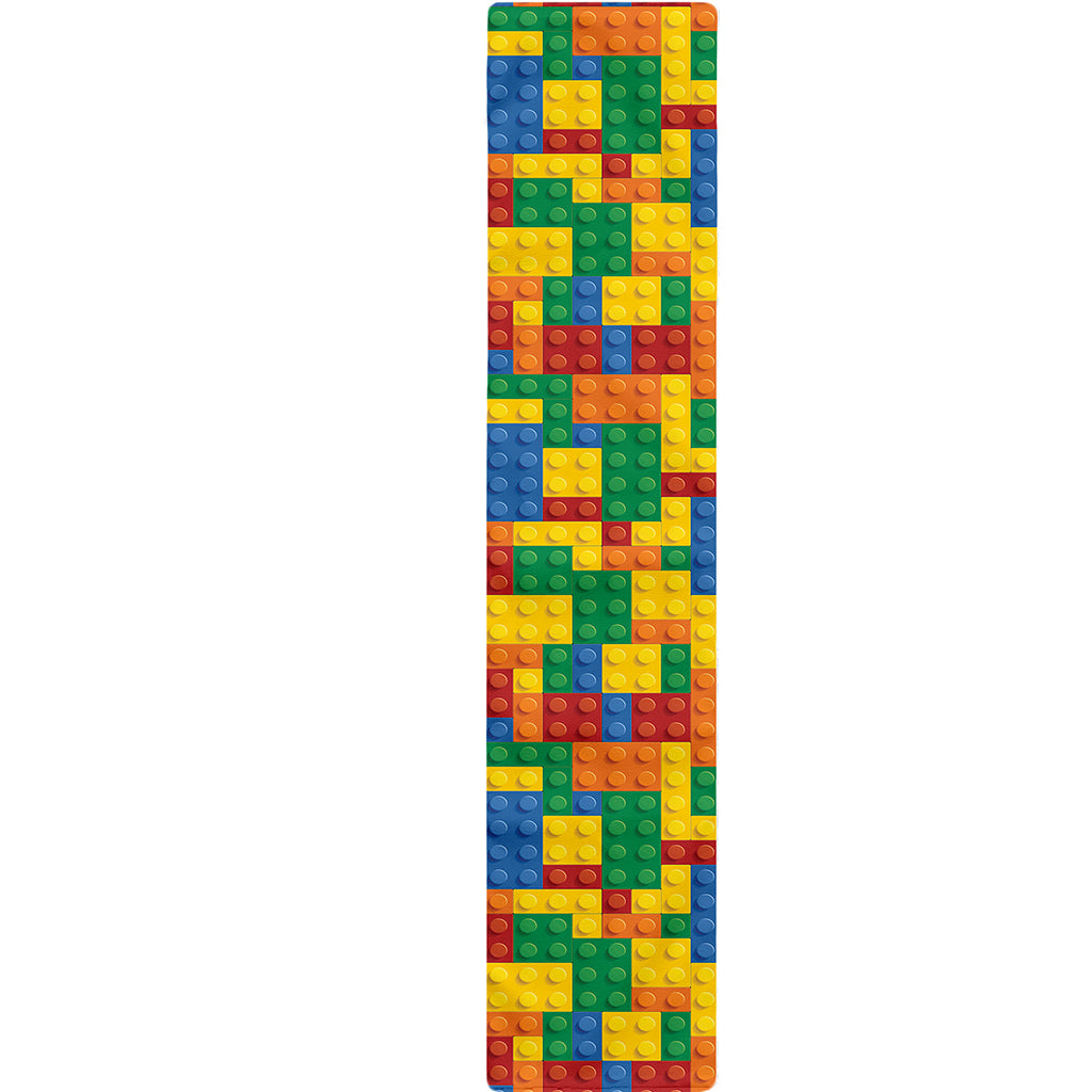 Plastic Building Blocks Pattern Print Table Runner