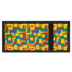 Plastic Building Blocks Pattern Print Trifold Wallet
