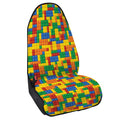 Plastic Building Blocks Pattern Print Waterproof Car Seat Cover