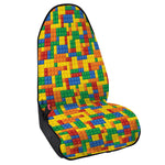Plastic Building Blocks Pattern Print Waterproof Car Seat Cover