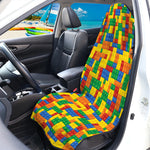 Plastic Building Blocks Pattern Print Waterproof Car Seat Cover