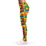 Plastic Building Blocks Pattern Print Women's Leggings