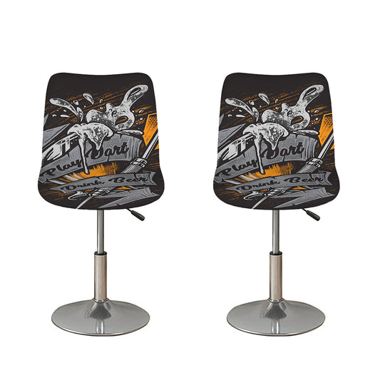 Play Dart Drink Beer Print Bar Stool Covers