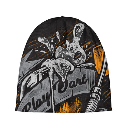 Play Dart Drink Beer Print Beanie