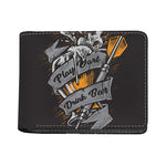 Play Dart Drink Beer Print Bifold Wallet