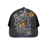Play Dart Drink Beer Print Black Mesh Trucker Cap