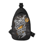 Play Dart Drink Beer Print Chest Bag