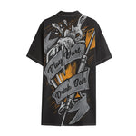 Play Dart Drink Beer Print Cotton Hawaiian Shirt