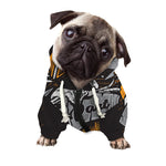 Play Dart Drink Beer Print Dog Zip Up Hoodie