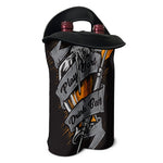Play Dart Drink Beer Print Double Neoprene Wine Tote