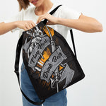 Play Dart Drink Beer Print Drawstring Backpack