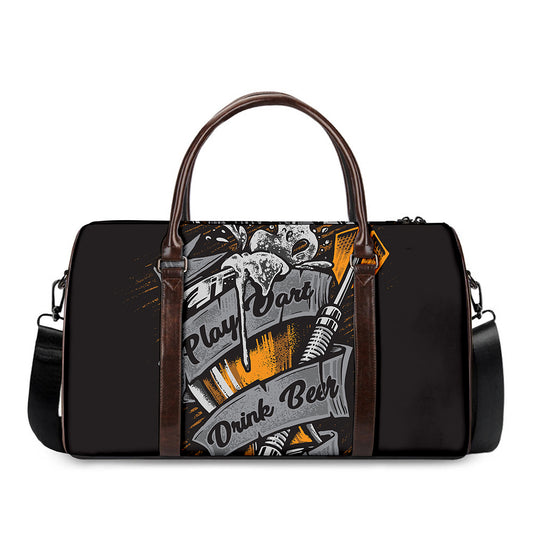 Play Dart Drink Beer Print Duffle Bag