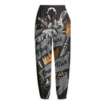 Play Dart Drink Beer Print Fleece Lined Knit Pants
