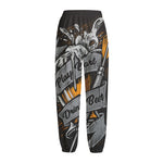 Play Dart Drink Beer Print Fleece Lined Knit Pants