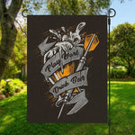 Play Dart Drink Beer Print Garden Flag