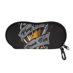 Play Dart Drink Beer Print Glasses Case
