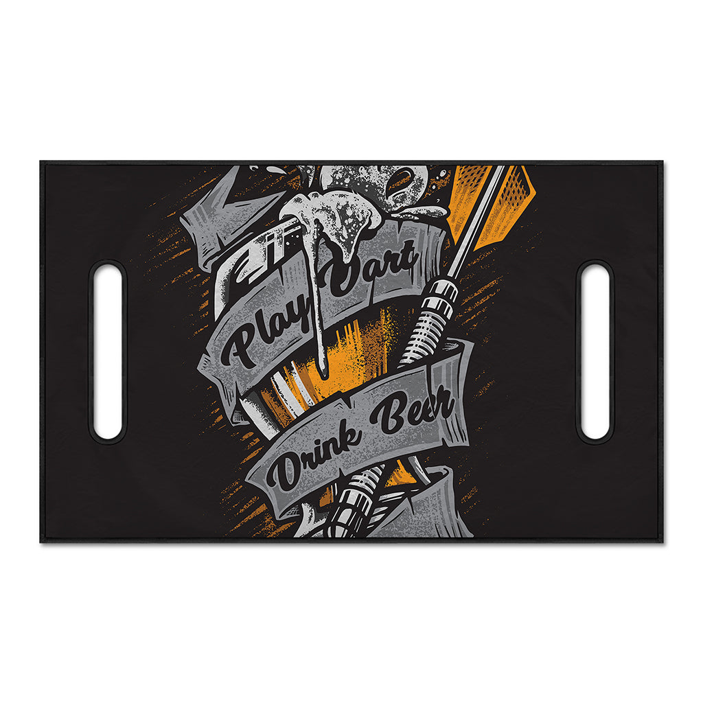 Play Dart Drink Beer Print Golf Cart Seat Cover
