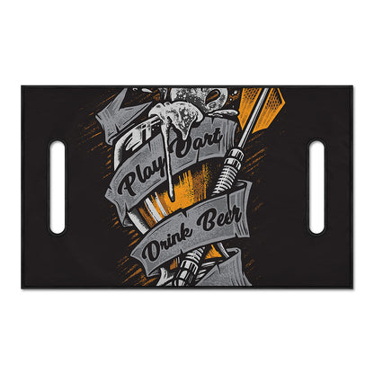 Play Dart Drink Beer Print Golf Cart Seat Cover