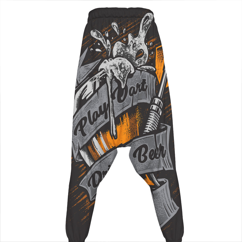 Play Dart Drink Beer Print Hammer Pants