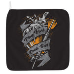 Play Dart Drink Beer Print Hand Towel