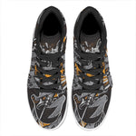 Play Dart Drink Beer Print High Top Leather Sneakers