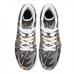 Play Dart Drink Beer Print High Top Leather Sneakers