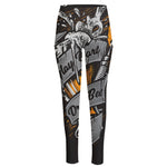 Play Dart Drink Beer Print High-Waisted Pocket Leggings