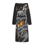 Play Dart Drink Beer Print Hooded Bathrobe