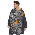 Play Dart Drink Beer Print Hoodie Blanket